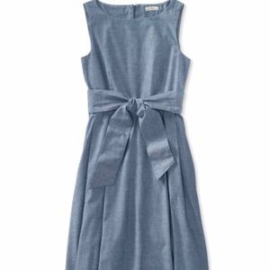 A chambray dress